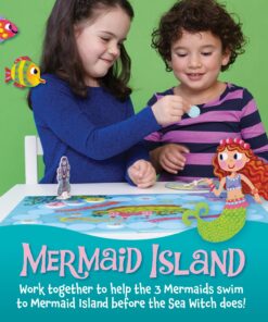Alternative view of Peaceable Kingdom Mermaid Island Award Winning Cooperative Board Game for 2 to 6 Kids Ages 5+ Limited edition