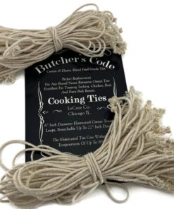 Rotisserie Elastic and Cotton Blend - Stretchy Twine - Food Grade - Heat Safe - Cooking Ties - Poultry Loops - 50 Pack 27 712tDfvz 1L