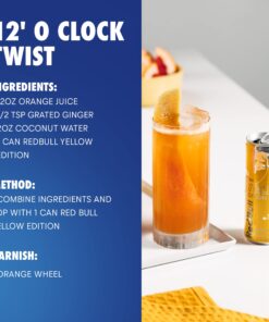 Red Bull Energy Drink, Tropical, Yellow Edition, 12 fl oz (24 Pack) 12 oz. can 17 712tcQJzHJL