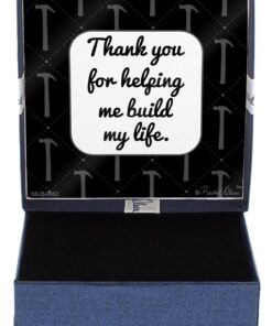 for Dad Thank You for Helping Me Build My Life Birthday Gifts for Dad Daughter Gifts Hammer Keychain & Gift Box Bundle 18 712uEYxScL