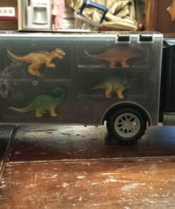 PREXTEX 16" Dinosaur Truck Carrier Playset with 6 Mini Plastic Dinosaurs, Dinosaur Toy Trucks for Toddler Boys 3 to 5 Years Old 20 712uKOCiKmL