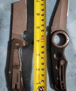 Gerber Gear Remix Folding Knife - 3" Partially Serrated Edge Pocket Knife - EDC Gear and Equipment - Black Serrated Edge-Black 33 712ufZjlORL