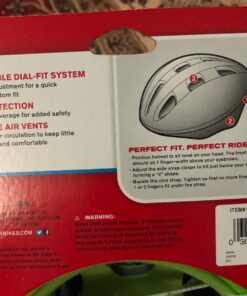 Schwinn Classic Toddler and Baby Bike Helmet, Dial Fit Adjustment, Kids Age 1 - 5 Year Olds, Girls and Boys Suggested Fit 44 - 52 cm X-Small/44-50cm Jungle 32 712v7S0giiL