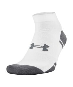 Under Armour Kids' Resistor 3.0 Low Cut Socks, Multipairs Small White/Graphite (6-pairs) 5 712vRwqmbL