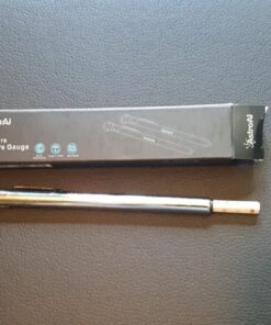 AstroAI Pencil Tire Inflator with Pressure Gauge 2 Pack (10-75PSI), air Pressure Gauge Tire Gauge for Tires, Stainless Steel Body, and Metal Made Nozzle 3 Measurements for Cars, Bikes, Vehicles 25 712wXBdWwaL