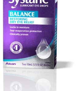 Systane Balance Lubricant Eye Drops, Twin Pack, 10-mL Each 0.34 Fl Oz (Pack of 1) 15 712wd2WVB7L