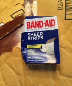 Band-Aid Brand Tru-Stay Sheer Strips Adhesive Bandages for First Aid and Wound Care, All One Size, 40 ct 40 Count (Pack of 1) 42 712wzXIasrL 3