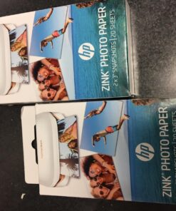HP Sprocket 2x3 Premium Zink Sticky Back Photo Paper (20 Sheets) Compatible with HP Sprocket Photo Printers. 41 712x4HHxC8L