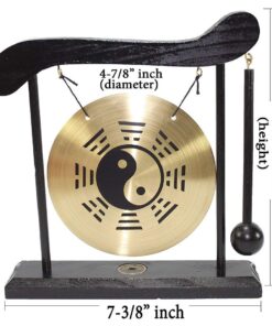 Zen Table Gong Taiji Symbol Feng Shui Meditation Desk Bell Home Decor Housewarming Congratulatory Blessing Gift 13 712xGLmiqiL