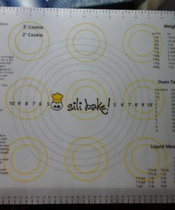 Sili Bake Silicone Pastry Mat with Measurements. Finally a Baking Mat That Actually Works. Designed in the USA. Large 23” x 15” 28 712yapWaEzL