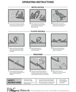 PAC Strapping SP-P Strap Pac Plastic Strapping Kit with Plastic Buckles, 1/2" Wide Polypropylene Strapping 8 712yk2XgXnL