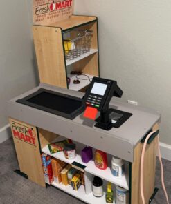 Melissa & Doug Freestanding Wooden Fresh Mart Grocery Store - Supermarket Pretend Play, Kids Play Store, Toy Food Stand For Toddlers And Kids Ages 3+ - FSC-Certified Materials 39 712z1FoBkkL 1