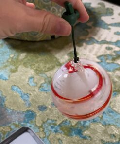 ORNAMENT ANCHOR Ornament Hooks for Hanging Christmas Decorations - No-Slip Hanging Hooks for Xmas - Heavy Duty Christmas Tree Ornaments Hanger Hooks for Small & Large Ornaments (Green, 24 Count) Green 25 712z2hBp57L