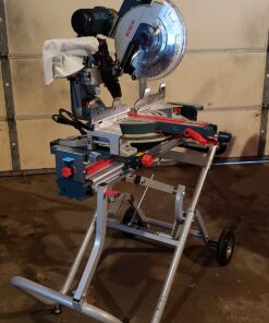 Bosch Portable Gravity-Rise Wheeled Miter Saw Stand T4B 48 712zX82mDBL