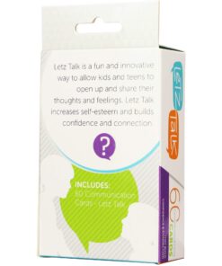 Letz Talk Conversation Cards for Teens - Communication Topics, Conversation Starters - Build Confidence & Emotional Intelligence, Family Games for Kids and Adults - Stocking Stuffers - Ages 13-18 12 713 49UFMlL