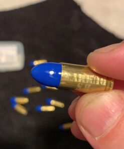 B's Dry Fire Snap Caps - A.K.A. B's Dummy's - Dummy 9mm Luger Training Caps Blue Brass (10 Pack) 22 713 HfAFSuL