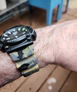 Casio Men's Tough Solar AQ-S810W-1AVCF Sport Combination Watch Black 29 713 LK1VwRL