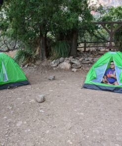 yodo Lightweight 2 Person Camping Backpacking Tent with Carry Bag, Multi Small package -Green 38 713 phtXaOL