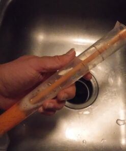 Kitchiny 12.5" Silicone Bottle Brush and Straw Cleaner Brush Set | Bottle Cleaner Brush for Hydroflasks, Insulated Sports Bottles, Straws | Water Bottle Brush Cleaner for Narrow Neck containers Orange 42 7130Qsv5WrL