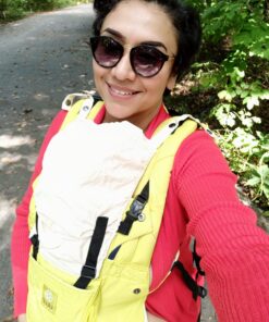 LÍLLÉbaby Complete Embossed Luxe Six-Position 360° Ergonomic Baby and Child Carrier, Citrus 35 7130soylRPL