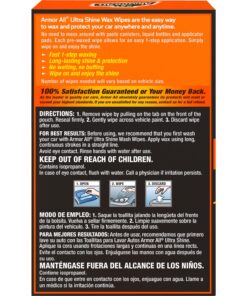Armor All Ultra Shine Wax Wipes (12 Count) 18 7130vvhzByL