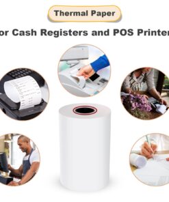 MFLABEL® 50 Rolls 2 1/4" x 85' Thermal Paper Cash Register POS Receipt Paper 2 1/4" x 85' 7 71316nV6rL