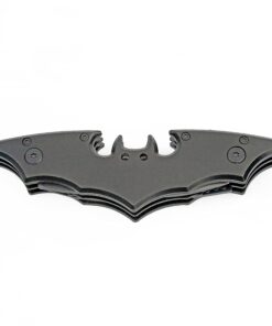 Dark Twin Blade Knife - Double Edge Folding Pocket with clip, 11" Stainless Steel Two Sharp Cut (Black) Black 47 71318yekOHL