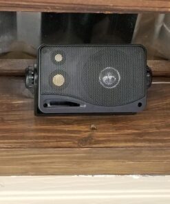 Pyle 3-way Mini Box Speaker System - 3.5 Inch 200 Watt Waterproof Marine Grade Mount Speakers - in a Heavy Duty ABS Enclosure Grill - Home, Boat, Poolside, Patio Indoor Outdoor Use (Black) Chimmy 37 7131cO2b33L