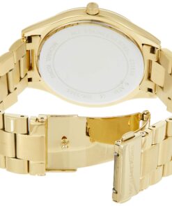 Michael Kors MK3265 Women's Slim Runway Gold-Tone Stainless Steel Bracelet Watch 14 7131vMIw uL