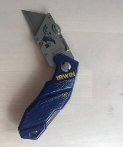 IRWIN Utility Knife, Folding (2089100) , Blue 1 Count (Pack of 1) 14 71320g5ImFL