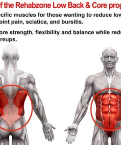RehabZone Low Back Pain and Core Exercise Plan: Physician Endorsed Low Back Pain Home Exercise and Rehabilitation Program 10 7132PuPHNwL