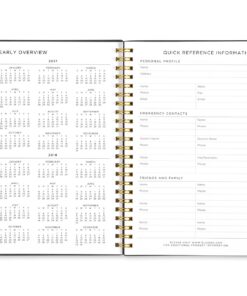 Blue Sky Ashley G for 2017-2018 Academic Year Weekly & Monthly Planner, Twin-Wire Bound, 5' x 8', Messy Dot Design 16 7133RTb0gmL