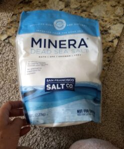 Minera Natural Dead Sea Salt - 5 lbs. Bulk - Fine Grain 44 7133zkHHLL