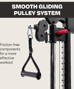 Inspire Fitness FT1 Functional Trainer - Compact At Home Workout Machine with Accessories - Two 165 lb Weight Stacks - Smooth Glide Cable Machine 12 7134NsfYF5L