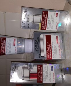 L'Oréal Paris Revitalift Bright Reveal Anti-Aging Exfoliating Peel Pads with Glycolic Acid, Reduce Wrinkles & Brighten Skin, 30 Count (Pack of 1) 37 7134qyTxzwL