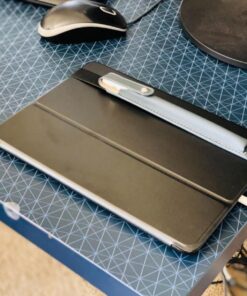 MoKo Pencil Case Fit Apple Pencil (USB-C), Apple Pencil 1st/2nd Generation, Elastic Band Detachable Stylus Pens Pocket Protective Pouch for 9.7"-12.9" Tablet, Space Gray 66 7137BtjJwyL