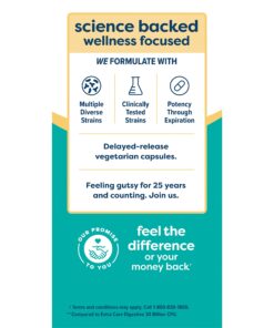 Renew Life Extra Care Digestive Probiotic Capsules, 50 Billion CFU Guaranteed, Daily Supplement Supports Immune, Digestive and Respiratory Health, L. Rhamnosus GG, Dairy, Soy and gluten-free, 60 Count 60 Count (Pack of 1) 23 7138e1XEg8L