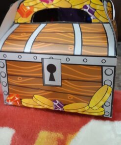 Adorox 12 Treasure Chest Treat Boxes Pirate Birthday Party Favor Goodies 22 7138v9HTpUL