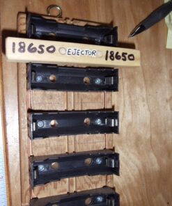 abcGoodefg 1Slot 3.7V 18650 Battery Holder Case Plastic Battery Storage Box with Pin 10 Pack (10 Pcs 1 Solts) 10 Pcs 1 Solts 20 7139RS09TSL