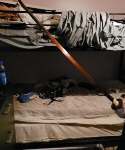 Handmade Japanese Samurai Katana Sword 41 inch 1095 High Carbon Steel/Damascus Folded Steel Full Tang Katana for Man Gift Cosplay Decoration Self Defense Damascus steel bloody red blade 26 713AAPKofBL