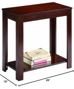 Crown Mark Pierce Chairside Table, Espresso 34 713AbBPpXWL