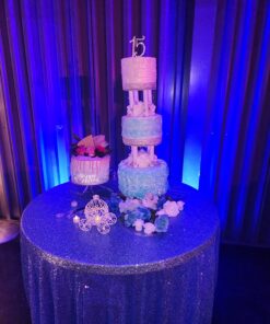 15 Cake Topper - Premium Silver Metal - 15th Birthday or Anniversary Party - Sparkly Rhinestone Quinceanera Cake Topper Decoration Makes a Great Centerpiece - Now Protected in a Box 35 713Axu3qL5L