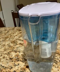 Seychelle pH2O Alkaline Water Filter Pitcher - pH Enhancing Filtration - USA-Made Filter, 64oz 18 713BZmVLG2L