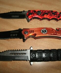 Tac Force Assisted Opening Rescue Glass Breaker Bright Green Skull Design Hunting Camping Tatical Pocket Knife 16 713C2kFx8dL