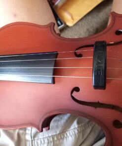 eBoot Rubber 4/4 Violin Practice Mute, Black 23 713CmyYHmeL