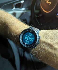 PALADA Men's Digital Sports Watch Waterproof Tactical Watch with LED Backlight Watch for Men Black 33 713Diq9C74L