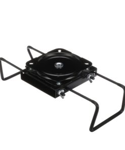 Alternative view of Attwood 15700-3 Seat Mount, Clamp-On with Swivel, Adjusts from 7 ½ inches to 18 inches, Black, Powder-Coated Aluminum Clamp-on Seat Swivel