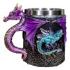 Ebros Myths And Legends The Conception Of Blue Fire Beowulf Purple Dragon Beer Stein Tankard Coffee Cup Mug Great Gift For Dragon Lovers Party Hosting (Purple Dragon) 29 713EmVLySBL