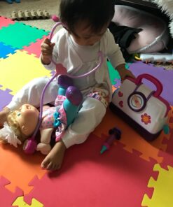 DOC MCSTUFFINS Disney Junior Toy Hospital Doctor's Bag Set, 7-piece Dress Up and Pretend Play Doctor Kit, Officially Licensed Kids Toys for Ages 3 Up Multicolor 33 713Eq5M9K4L