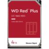 Western Digital 4TB WD Red Plus NAS Internal Hard Drive HDD - 5400 RPM, SATA 6 Gb/s, CMR, 256 MB Cache, 3.5" -WD40EFPX 17 713EwR3ABL